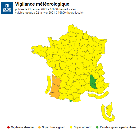 Carte vigilance